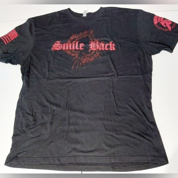 Relentless Defender Smile Back Mens‎ 2XL T Shirt - Picture 1 of 5